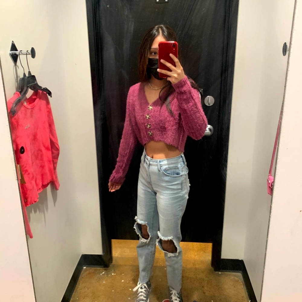 button up cardigan from tillys. size small